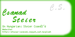 csanad steier business card
